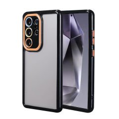 Samsung Galaxy S24 Ultra Kılıf Kamera Korumalı Renkli Kenar ve Çerçeve Tasarımlı Vitamin Kapak