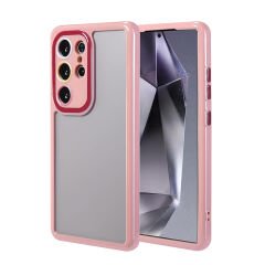 Samsung Galaxy S24 Ultra Kılıf Kamera Korumalı Renkli Kenar ve Çerçeve Tasarımlı Vitamin Kapak