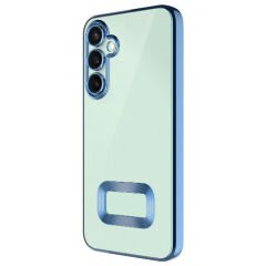 Samsung Galaxy S23 FE Kılıf Kamera Korumalı Logo Gösteren Omega Kapak