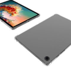 Samsung Galaxy Tab A9 Plus Kılıf Tablet Nitro Anti Shock Darbe Emici Köşe Korumalı Şeffaf Silikon Kapak