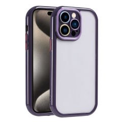 iPhone 15 Pro Max Kılıf Kamera Korumalı Renkli Kenar ve Çerçeve Tasarımlı Vitamin Kapak