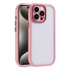 iPhone 15 Pro Max Kılıf Kamera Korumalı Renkli Kenar ve Çerçeve Tasarımlı Vitamin Kapak