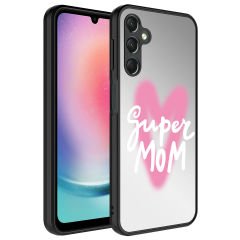 Samsung Galaxy A24 Kılıf Aynalı Desenli Kamera Korumalı Parlak Mirror Kapak Kılıf