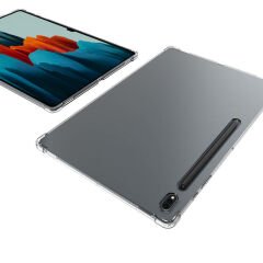 Samsung Galaxy Tab S8 Plus Kılıf Tablet Nitro Anti Shock Darbe Emici Köşe Korumalı Şeffaf Silikon Kapak