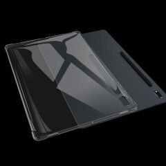 Samsung Galaxy Tab S8 Plus Kılıf Tablet Nitro Anti Shock Darbe Emici Köşe Korumalı Şeffaf Silikon Kapak