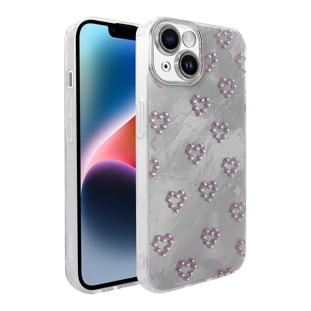 iPhone 14 Kılıf Kamera Korumalı Figürlü Ponti Silikon Kapak