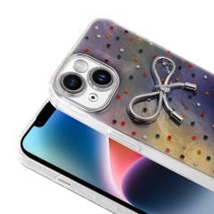 iPhone 14 Kılıf Kamera Korumalı Figürlü Ponti Silikon Kapak
