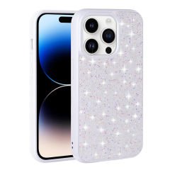 iPhone 14 Pro Kılıf Parlak Taşlı Tasarım Pırlanta Kapak