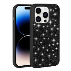 iPhone 14 Pro Kılıf Parlak Taşlı Tasarım Pırlanta Kapak