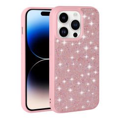 iPhone 14 Pro Kılıf Parlak Taşlı Tasarım Pırlanta Kapak