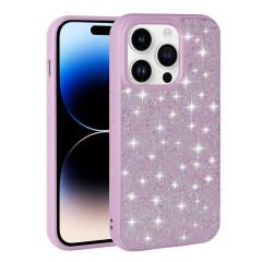 iPhone 14 Pro Kılıf Parlak Taşlı Tasarım Pırlanta Kapak