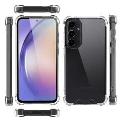Samsung Galaxy S23 FE Kılıf Nitro Anti Shock Darbe Emici Köşe Korumalı Şeffaf Silikon Kapak