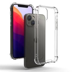 iPhone 15 Plus Kılıf Nitro Anti Shock Darbe Emici Köşe Korumalı Şeffaf Silikon Kapak