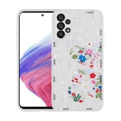 Samsung Galaxy A13 4G Kılıf Desenli Sert Silikon Mumila Kapak