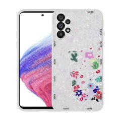 Samsung Galaxy A13 4G Kılıf Desenli Sert Silikon Mumila Kapak