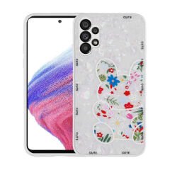 Samsung Galaxy A13 4G Kılıf Desenli Sert Silikon Mumila Kapak