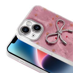 iPhone 13 Kılıf Kamera Korumalı Figürlü Ponti Silikon Kapak