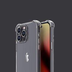 iPhone 15 Pro Max Kılıf Nitro Anti Shock Darbe Emici Köşe Korumalı Şeffaf Silikon Kapak