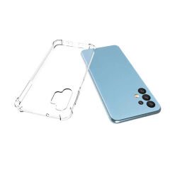 Samsung Galaxy A13 4G Kılıf Nitro Anti Shock Darbe Emici Köşe Korumalı Şeffaf Silikon Kapak