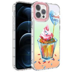 iPhone 14 Pro Kılıf Kamera Korumalı Renkli Desenli Sert Silikon Korn Kapak