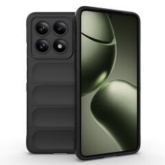 Xiaomi 14T Kılıf Esnek TPU Oyuklu Arka Yüzey Tasarımlı Etnik Silikon Kapak