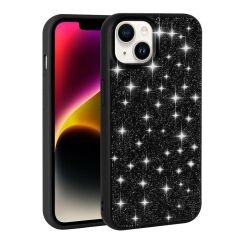 iPhone 13 Kılıf Parlak Taşlı Tasarım Pırlanta Kapak