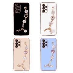 Samsung Galaxy A13 4G Kılıf El Tutamaçlı Kamera Korumalı Taka Silikon Kapak