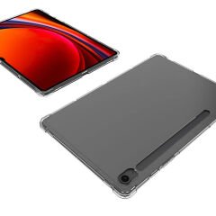 Samsung Galaxy Tab S9 Kılıf Nitro Anti Shock Darbe Emici Köşe Korumalı Şeffaf Silikon Kapak