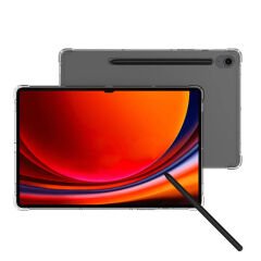 Samsung Galaxy Tab S9 Kılıf Nitro Anti Shock Darbe Emici Köşe Korumalı Şeffaf Silikon Kapak