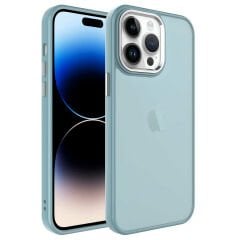 iPhone 14 Pro Max Kılıf Buzlu Sert PC May Kapak