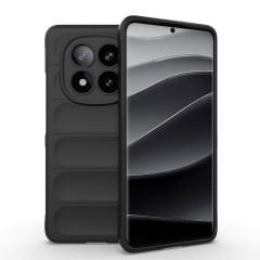 Xiaomi Redmi Note 14 Pro Plus Kılıf Esnek TPU Oyuklu Arka Yüzey Tasarımlı Etnik Silikon Kapak