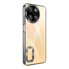 Realme 11 4G Kılıf Tek Kamera Çerçeveli Logo Gösteren Omega Kapak