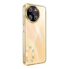 Realme 11 4G Kılıf Tek Kamera Çerçeveli Logo Gösteren Omega Kapak