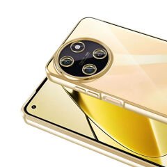 Realme 11 4G Kılıf Tek Kamera Çerçeveli Logo Gösteren Omega Kapak