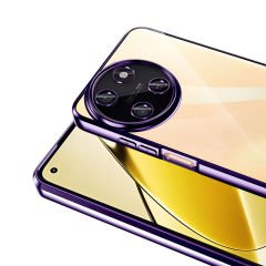 Realme 11 4G Kılıf Tek Kamera Çerçeveli Logo Gösteren Omega Kapak