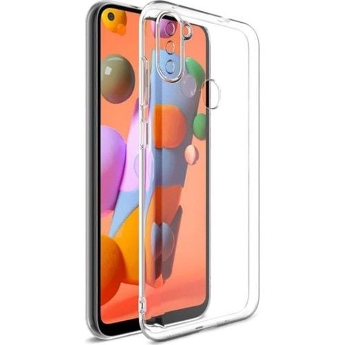 Samsung Galaxy A11 Korumalı Şeffaf Yumuşak Silikon