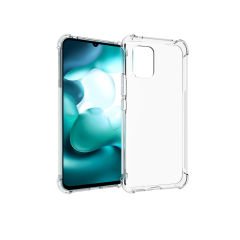 Xiaomi Mi 10 Lite Kılıf Nitro Anti Shock Darbe Emici Köşe Korumalı Şeffaf Silikon Kapak