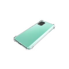 Xiaomi Mi 10 Lite Kılıf Nitro Anti Shock Darbe Emici Köşe Korumalı Şeffaf Silikon Kapak