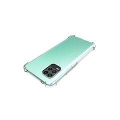 Xiaomi Mi 10 Lite Kılıf Nitro Anti Shock Darbe Emici Köşe Korumalı Şeffaf Silikon Kapak