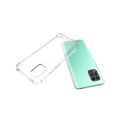 Xiaomi Mi 10 Lite Kılıf Nitro Anti Shock Darbe Emici Köşe Korumalı Şeffaf Silikon Kapak