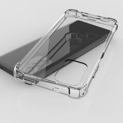 Xiaomi Redmi Note 10S Kılıf Nitro Anti Shock Darbe Emici Köşe Korumalı Şeffaf Silikon Kapak