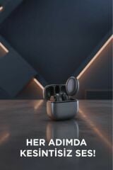 03 Siyah AI Destekli Gürültü Azaltma Şarj Kutulu Kablosuz Yaka Mikrofonu