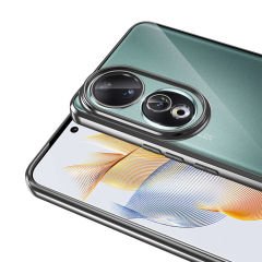 Honor 90 Kılıf Tek Kamera Çerçeveli Logo Gösteren Omega Kapak