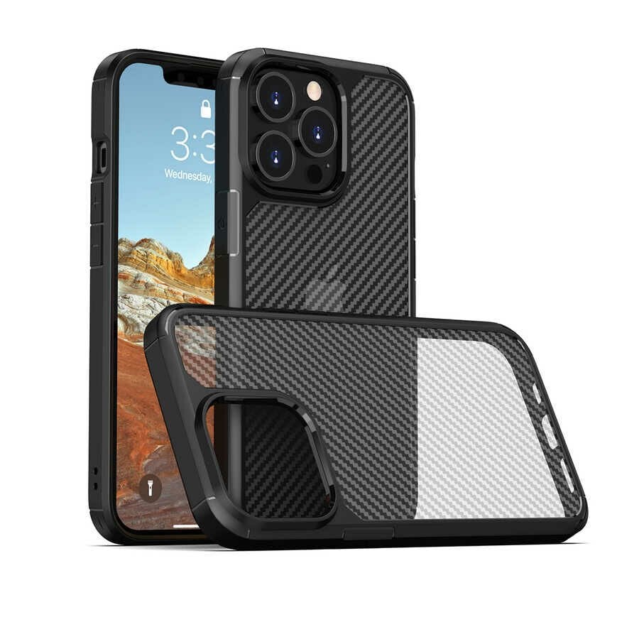 iPhone 13 Pro Max Kılıf İnoks Kapak