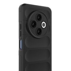 Tecno Spark 30 4G Kılıf Esnek TPU Oyuklu Arka Yüzey Tasarımlı Etnik Silikon Kapak