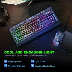 Onikuma G21 RGB Oyuncu Klavye Mouse Seti