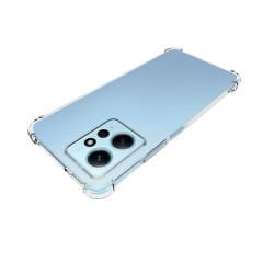 Xiaomi Redmi Note 12 4G Kılıf Nitro Anti Shock Darbe Emici Köşe Korumalı Şeffaf Silikon Kapak