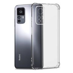 Xiaomi Mi 12T Pro Kılıf Nitro Anti Shock Darbe Emici Köşe Korumalı Şeffaf Silikon Kapak