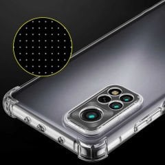Xiaomi Mi 12T Pro Kılıf Nitro Anti Shock Darbe Emici Köşe Korumalı Şeffaf Silikon Kapak