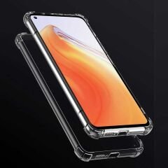 Xiaomi Mi 12T Kılıf Nitro Anti Shock Darbe Emici Köşe Korumalı Şeffaf Silikon Kapak